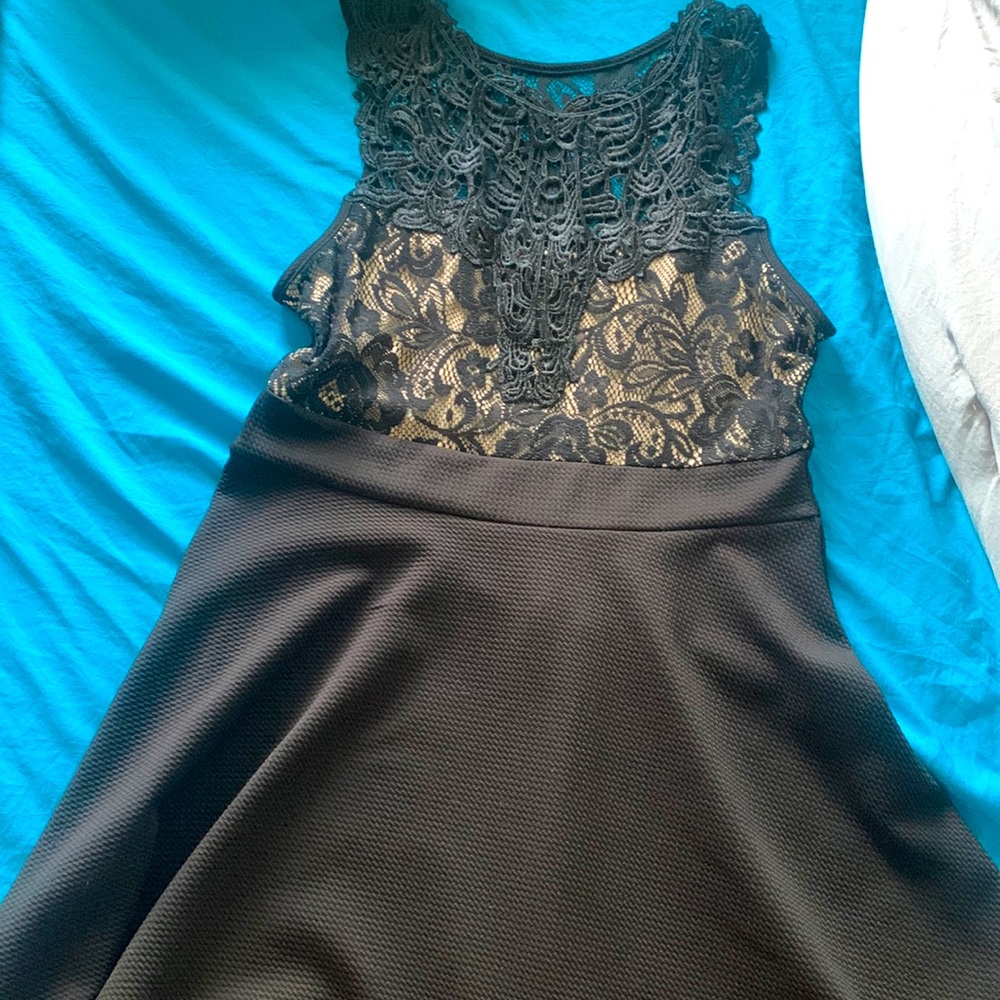 Like new dress hits a little above the knee for me (5 feet 4 inches tall)